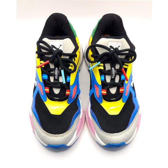 PUMA RS-Fast Colorful Olympics International Flags Running Shoes Size 4 (Unisex) - Picture 6 of 12